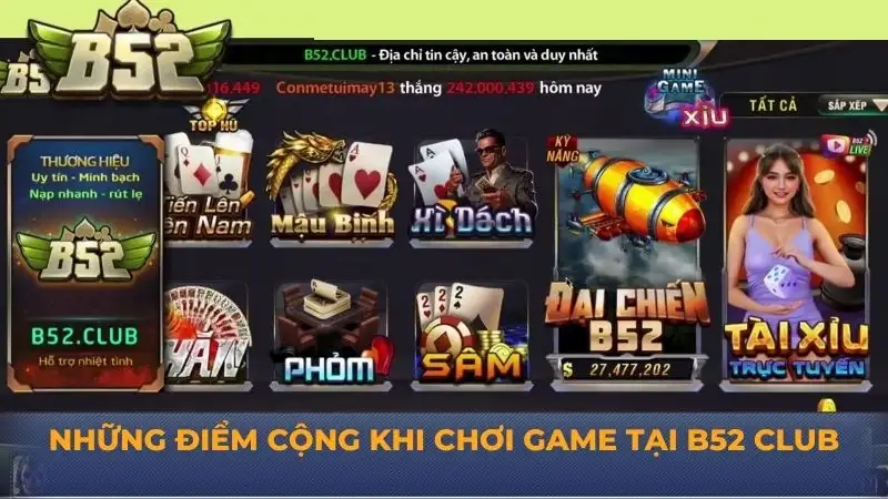 B52 Club – Giới thiệu trang web chính thức của cổng game