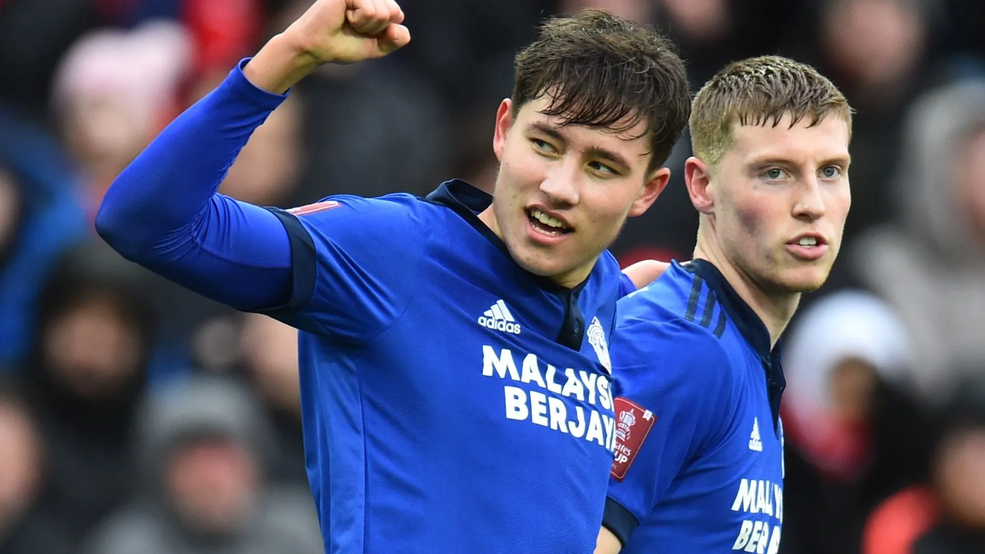 Tiền vệ Xứ Wales Rubin Colwill trong màu áo Cardiff City