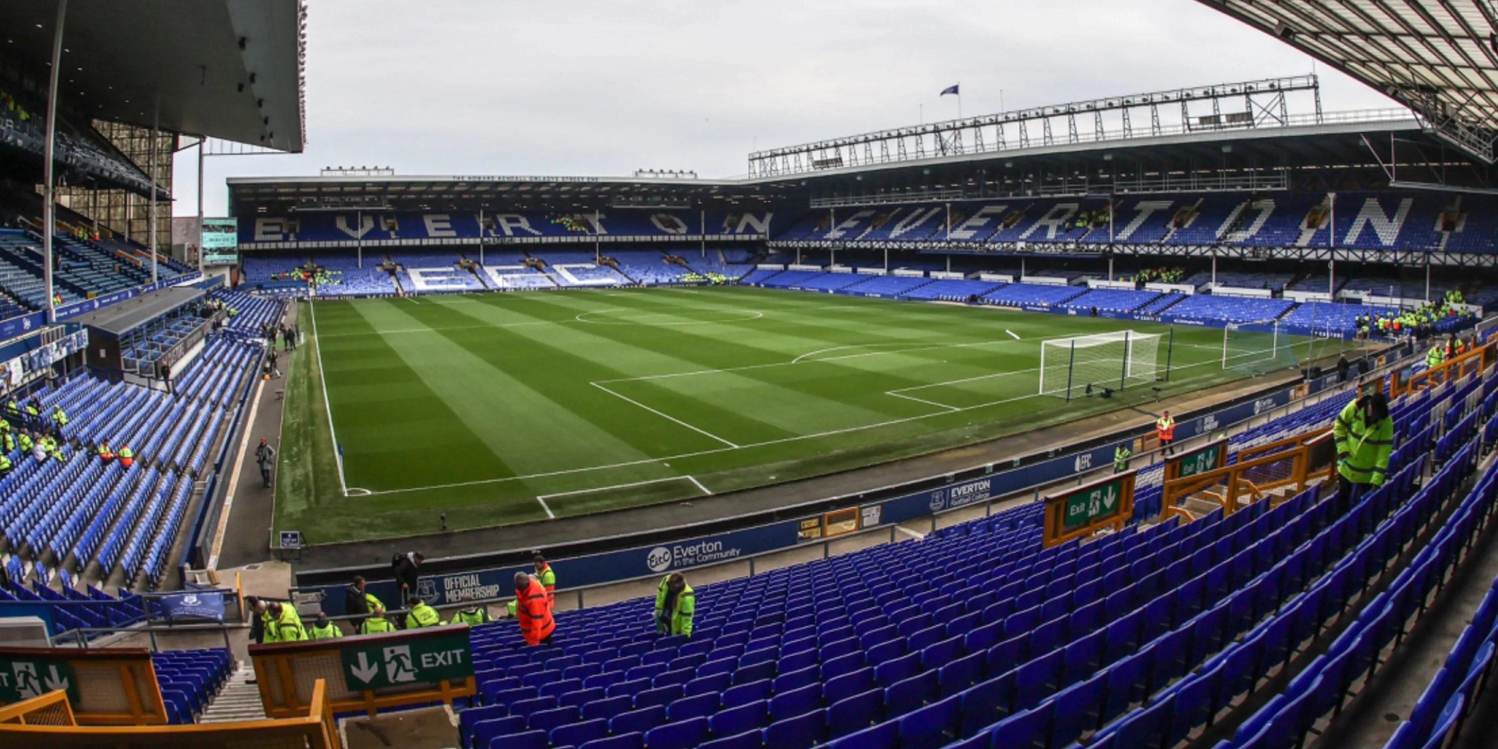 Toàn cảnh sân vận động Goodison Park, biểu tượng lịch sử của câu lạc bộ Everton.
