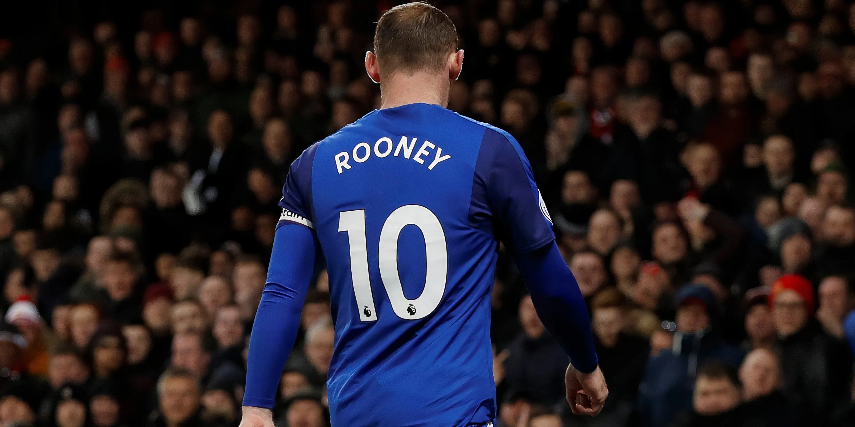 Wayne Rooney khoác áo số 10 Everton tại Premier League