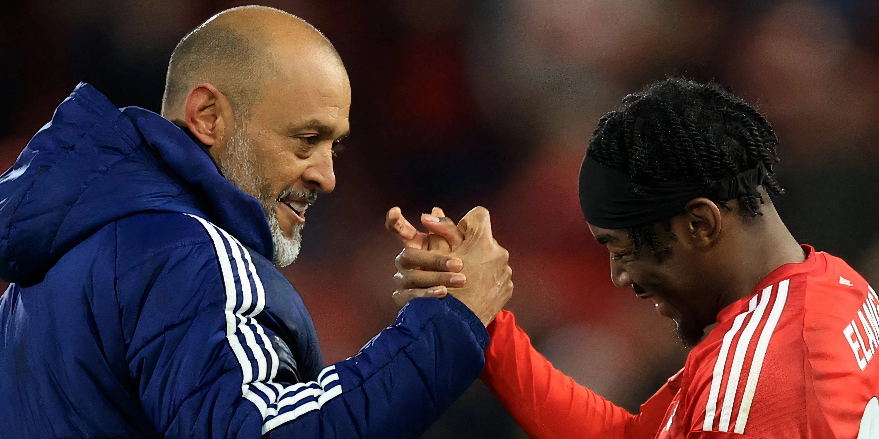 Anthony Elanga ăn mừng bàn thắng cho Nottingham Forest sau khi rời Manchester United.