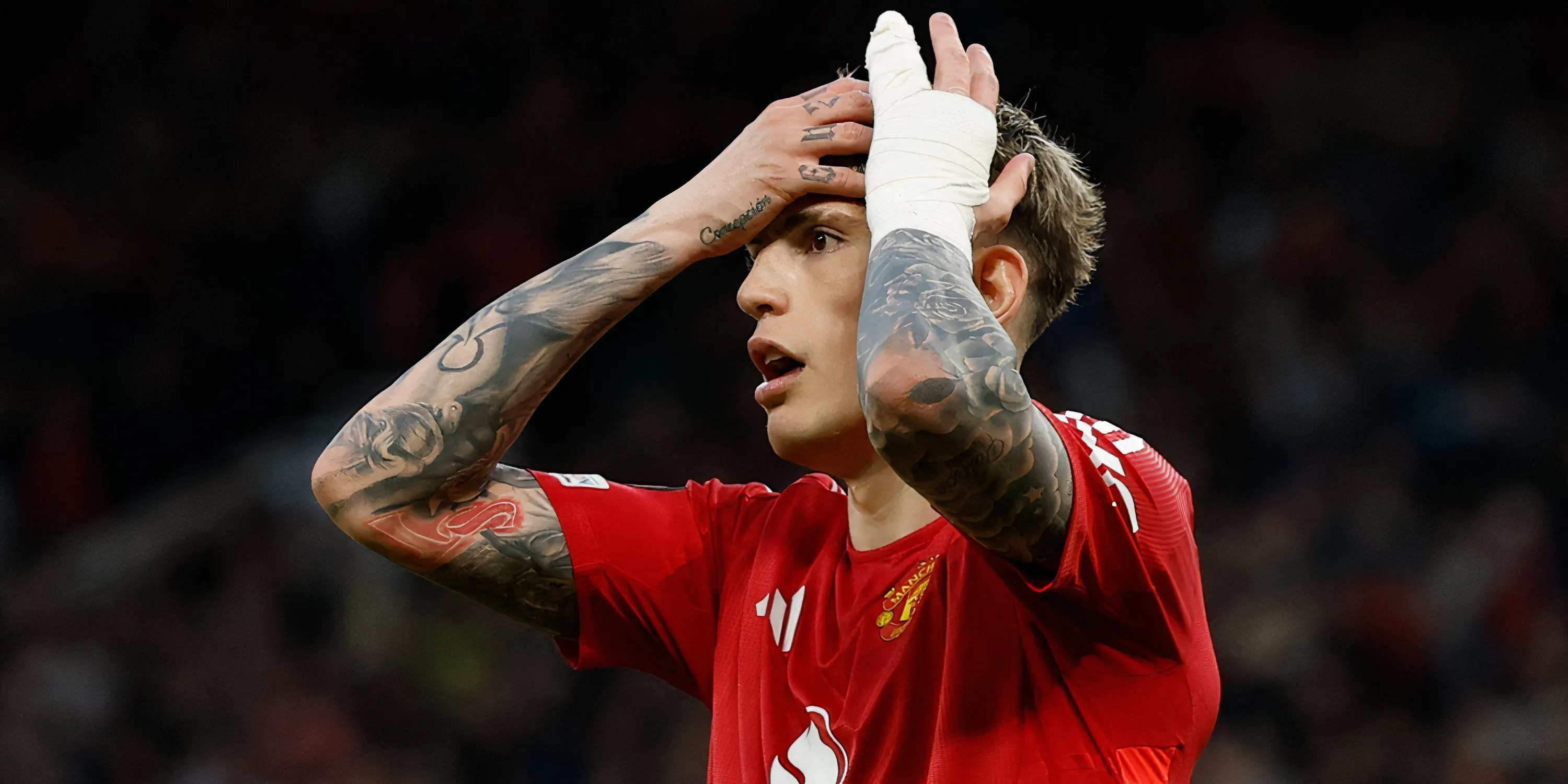 Cầu thủ chạy cánh Alejandro Garnacho của Manchester United, mục tiêu chuyển nhượng của nhiều câu lạc bộ