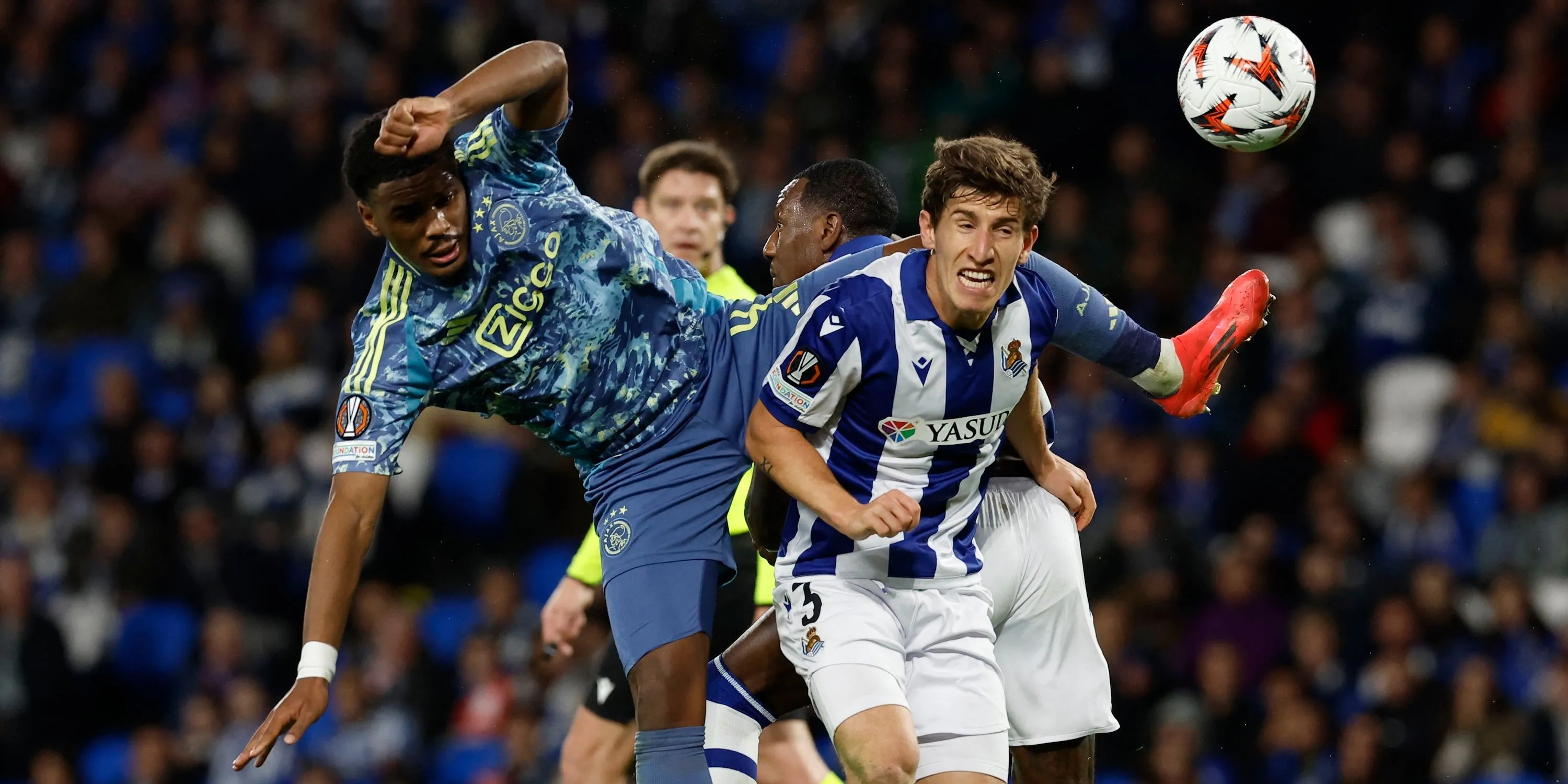 Jorrel Hato của Ajax Amsterdam, cầu thủ được liên hệ với Arsenal