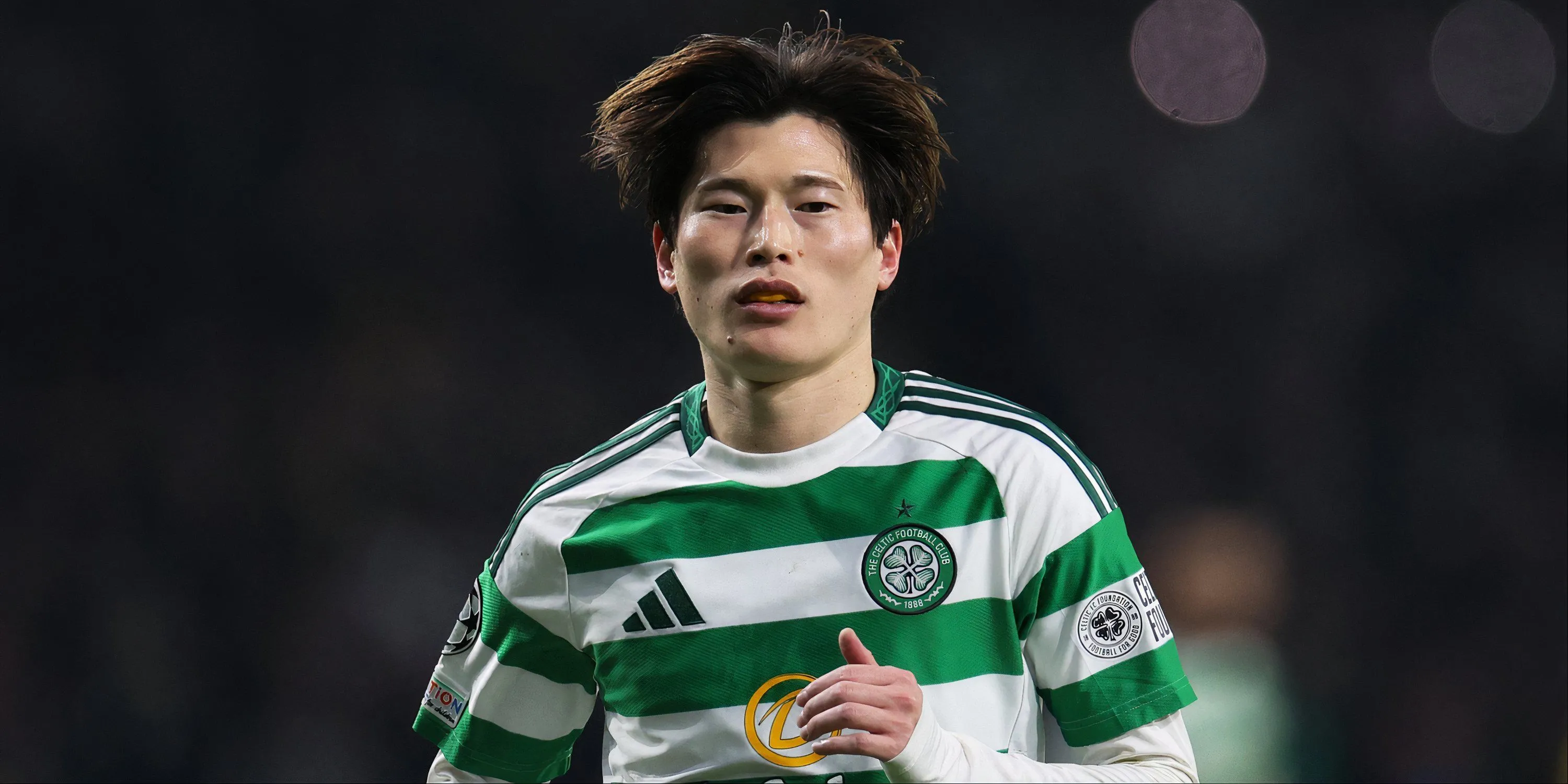 Tiền đạo Kyogo Furuhashi trong quãng thời gian thi đấu thành công cho Celtic