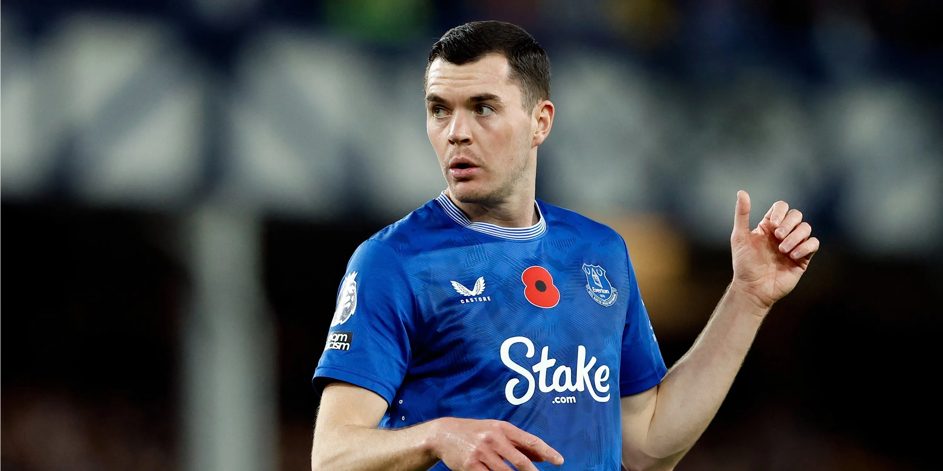 Trung vệ Michael Keane của Everton, mục tiêu chuyển nhượng của Leeds và Burnley