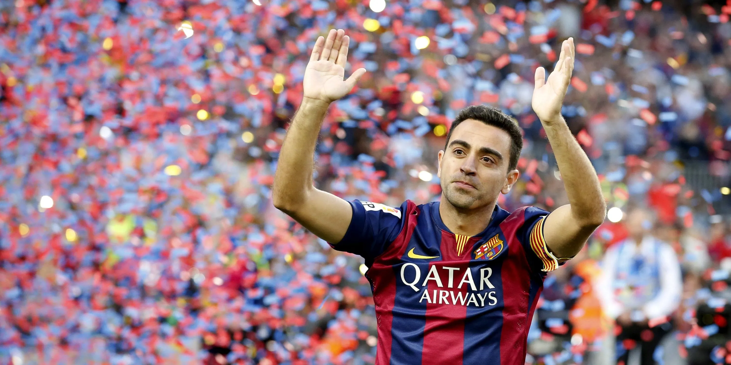 Xavi trong màu áo Barcelona