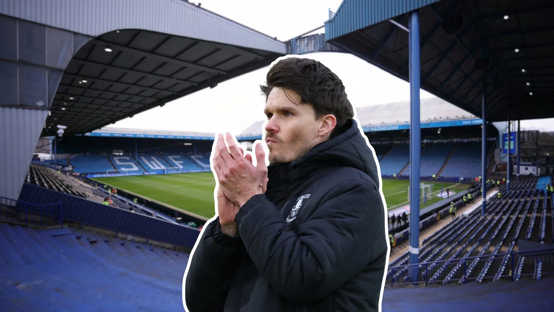 HLV Danny Rohl trong một trận đấu của Sheffield Wednesday tại Championship