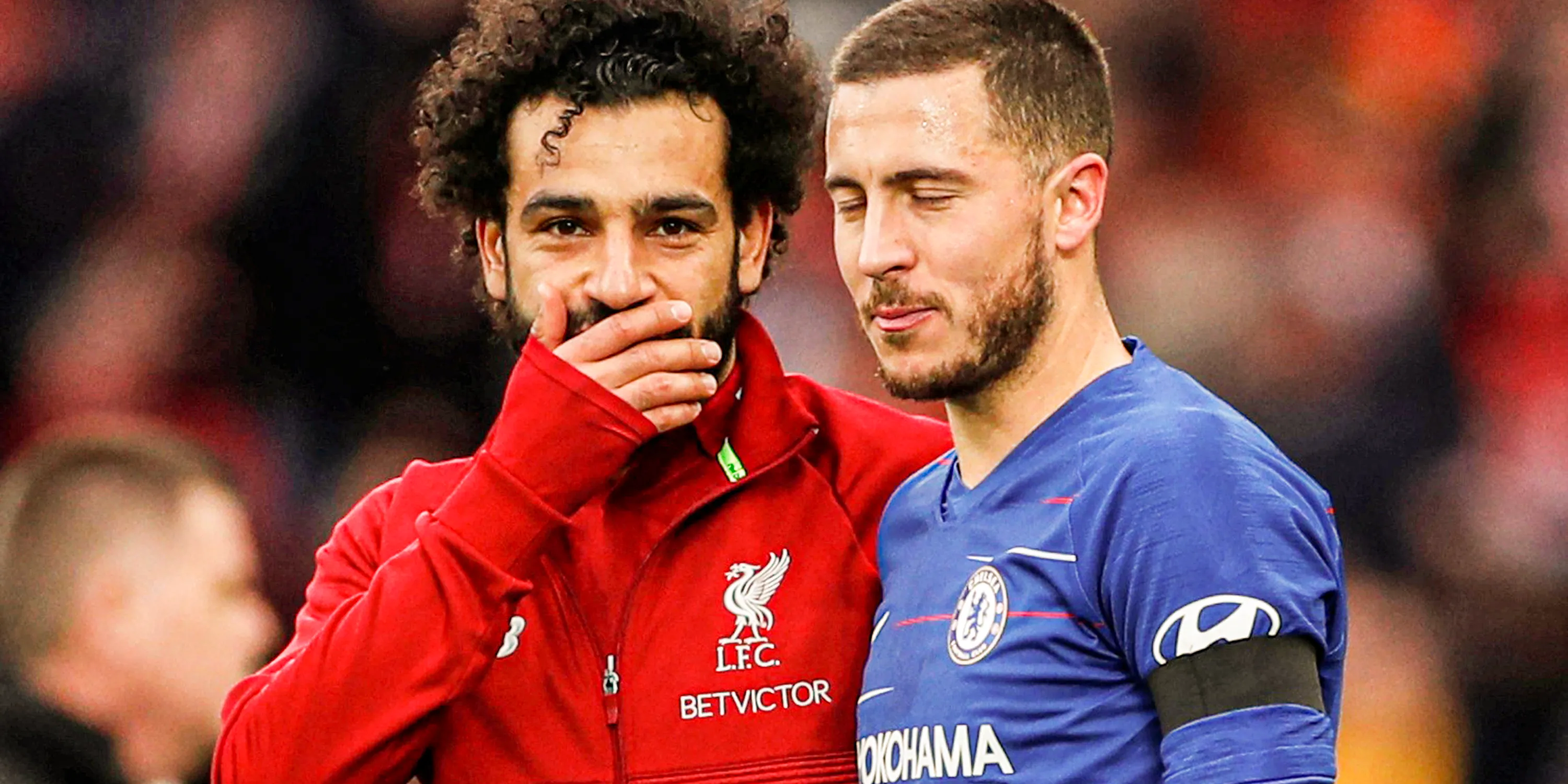Mohamed Salah và Eden Hazard khi còn thi đấu cùng nhau tại Chelsea
