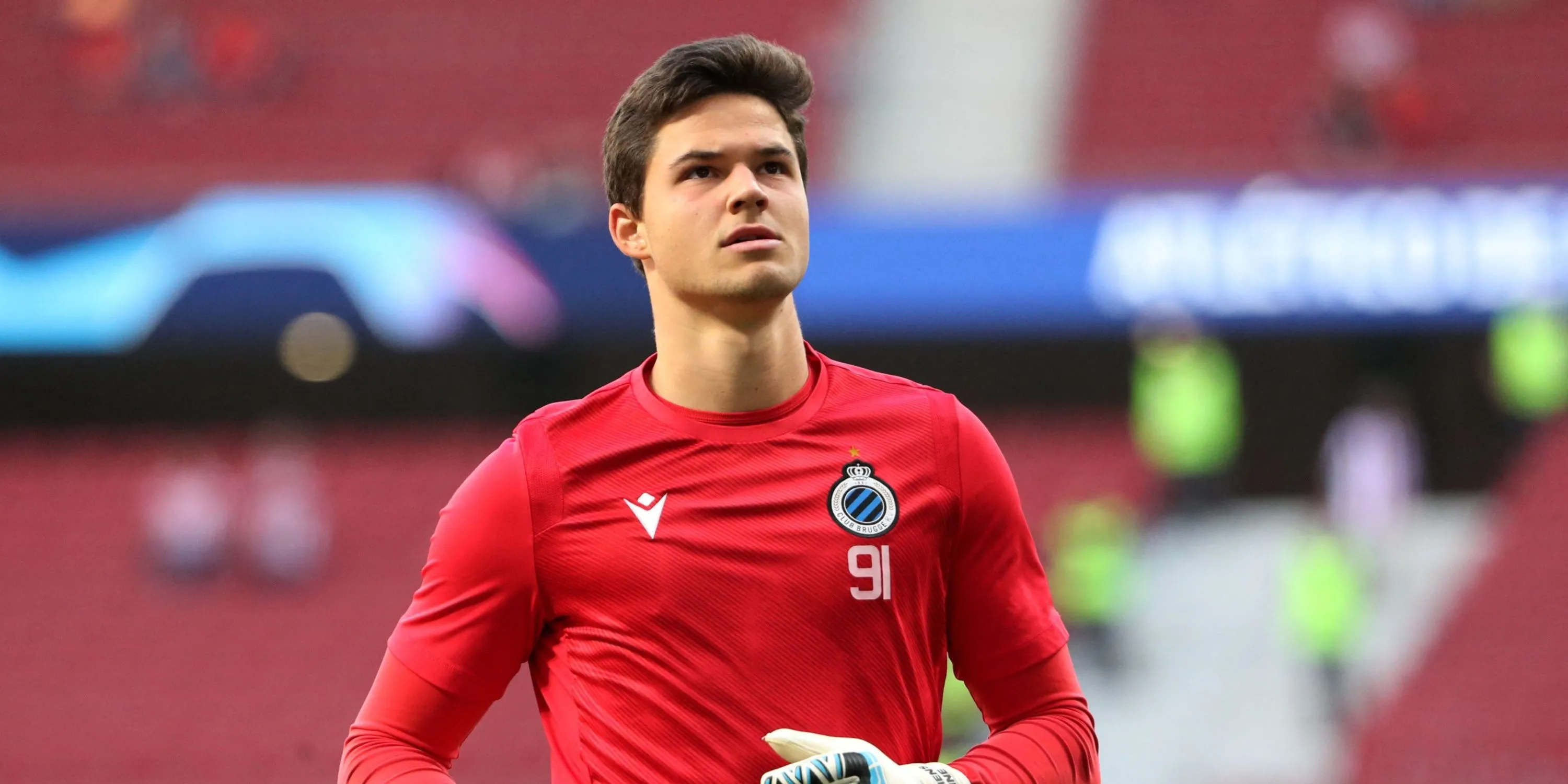 Thủ môn Senne Lammens trong màu áo Royal Antwerp, ngôi sao đang được Sunderland quan tâm