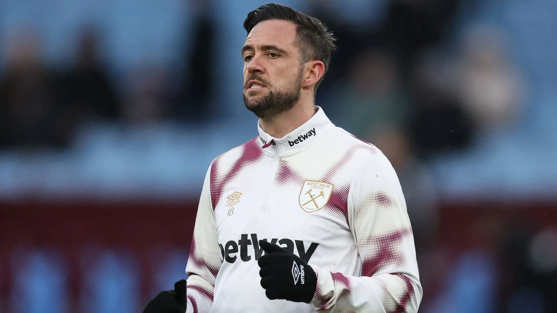 Tiền đạo Danny Ings trong màu áo West Ham United