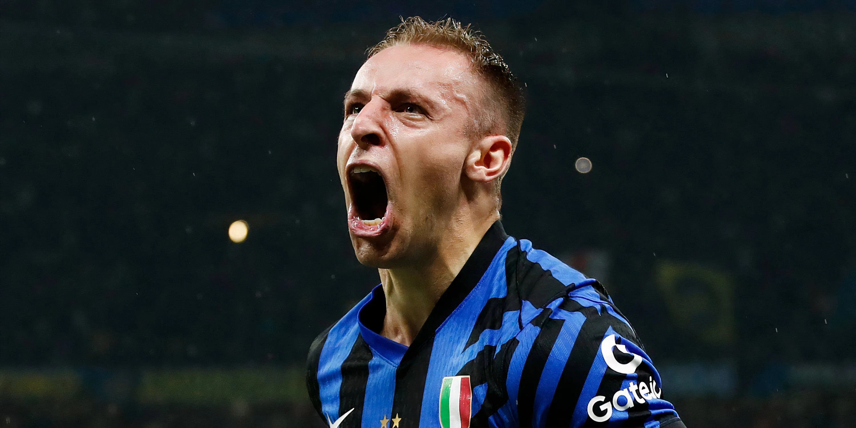 Davide Frattesi thi đấu cho Inter Milan tại UEFA Champions League