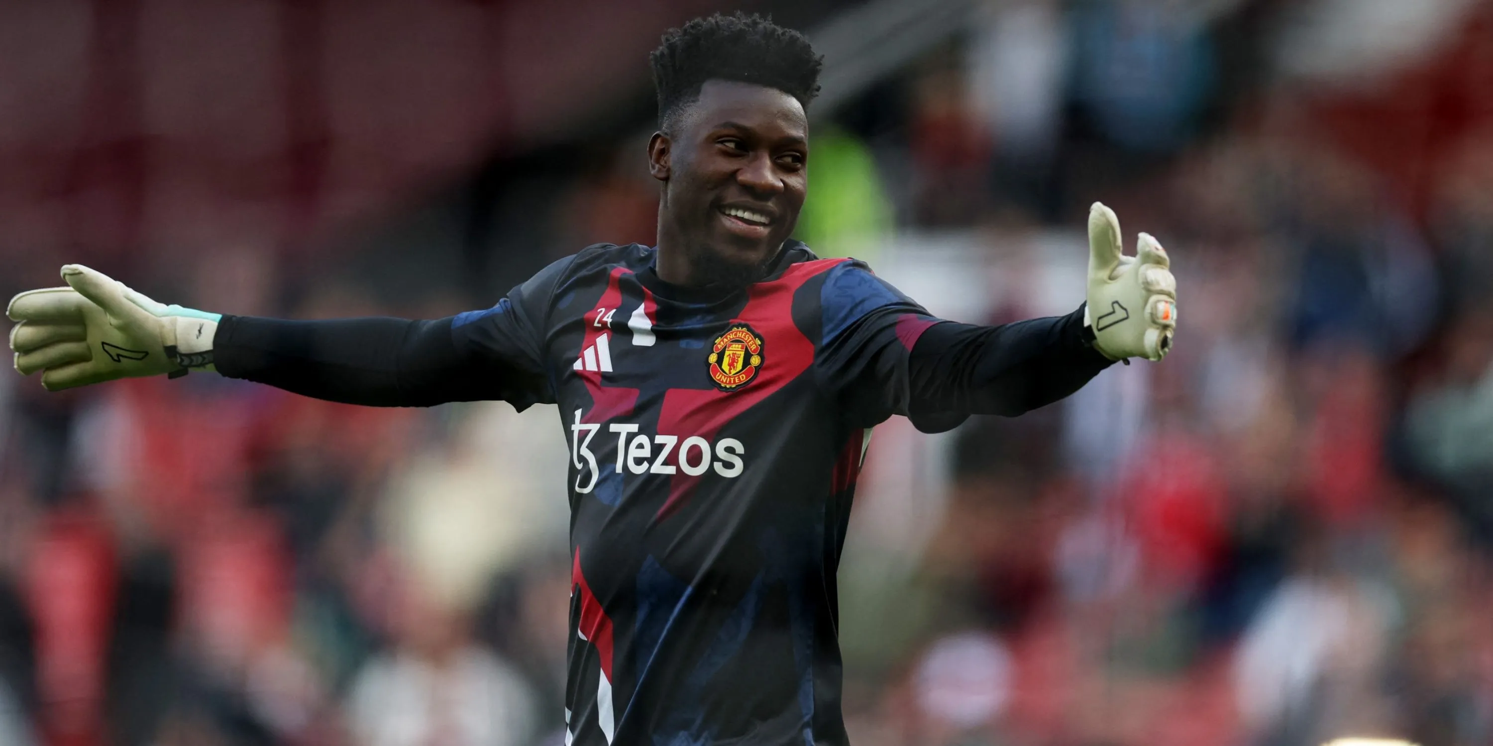 Thủ môn Andre Onana thi đấu trong màu áo Manchester United tại Premier League