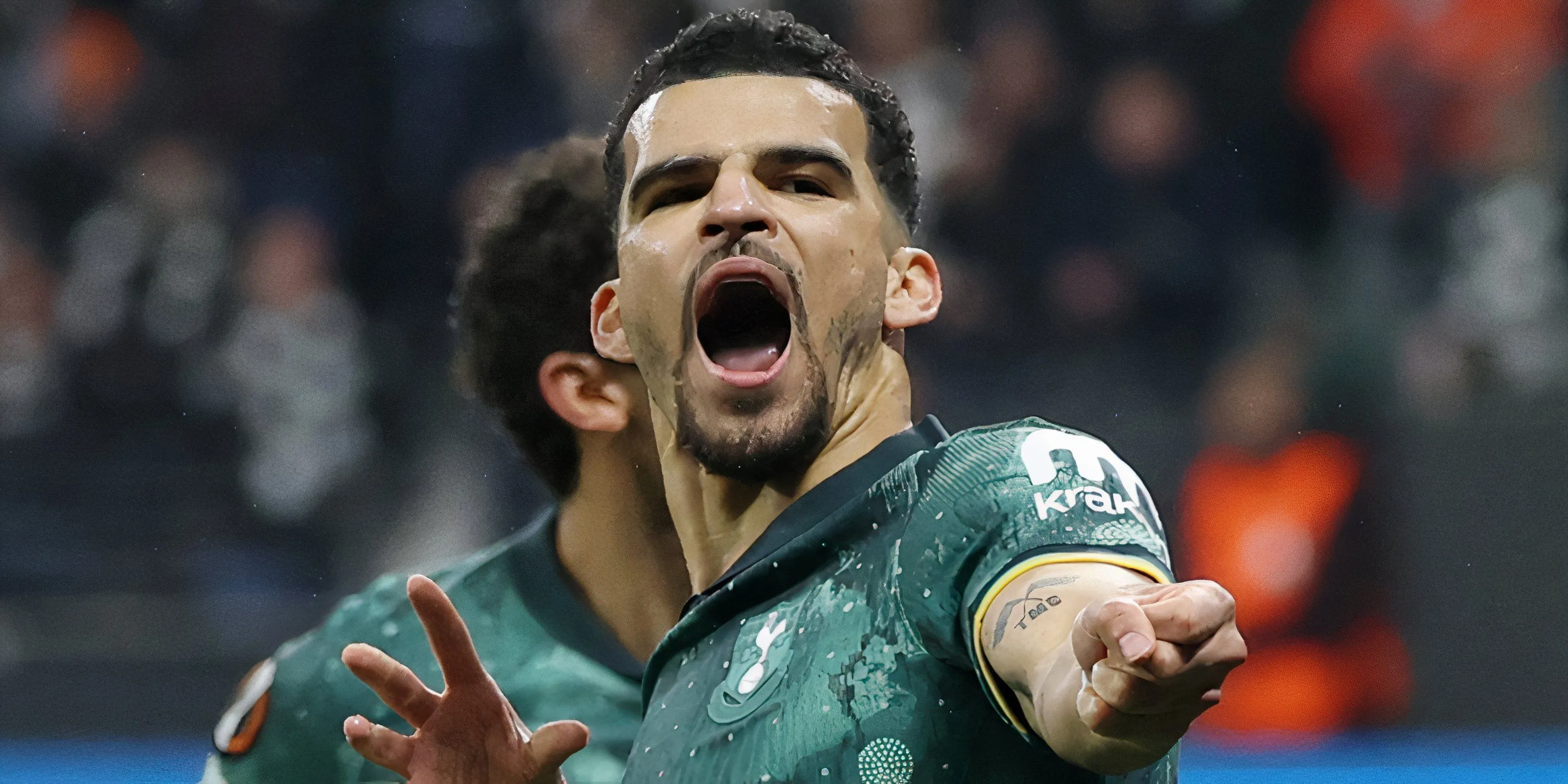 Dominic Solanke trong trang phục Tottenham ở mùa giải này